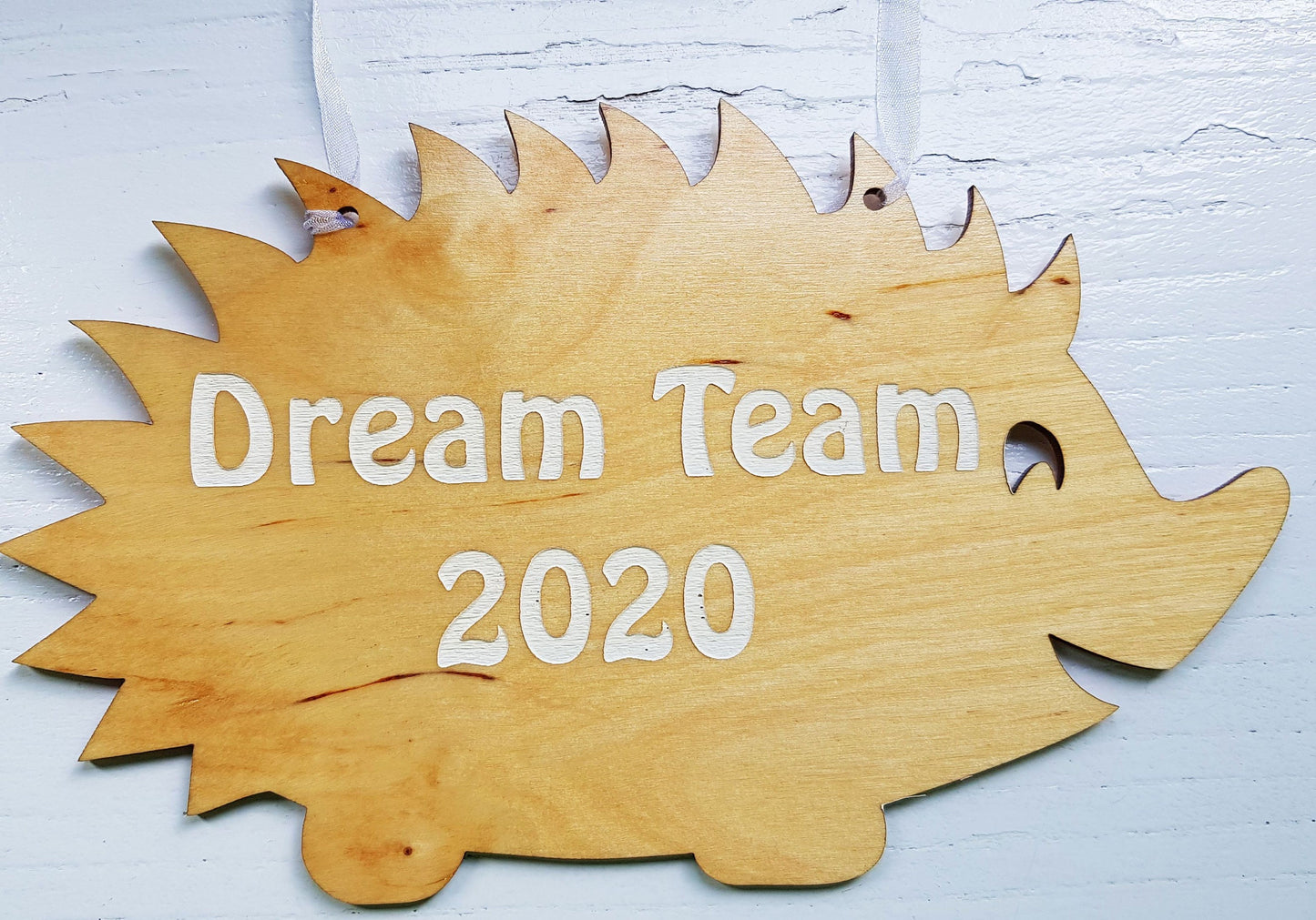 Personalized wooden plaque kids bedroom or pet name sign hedgehog squirel bear bird natural wood