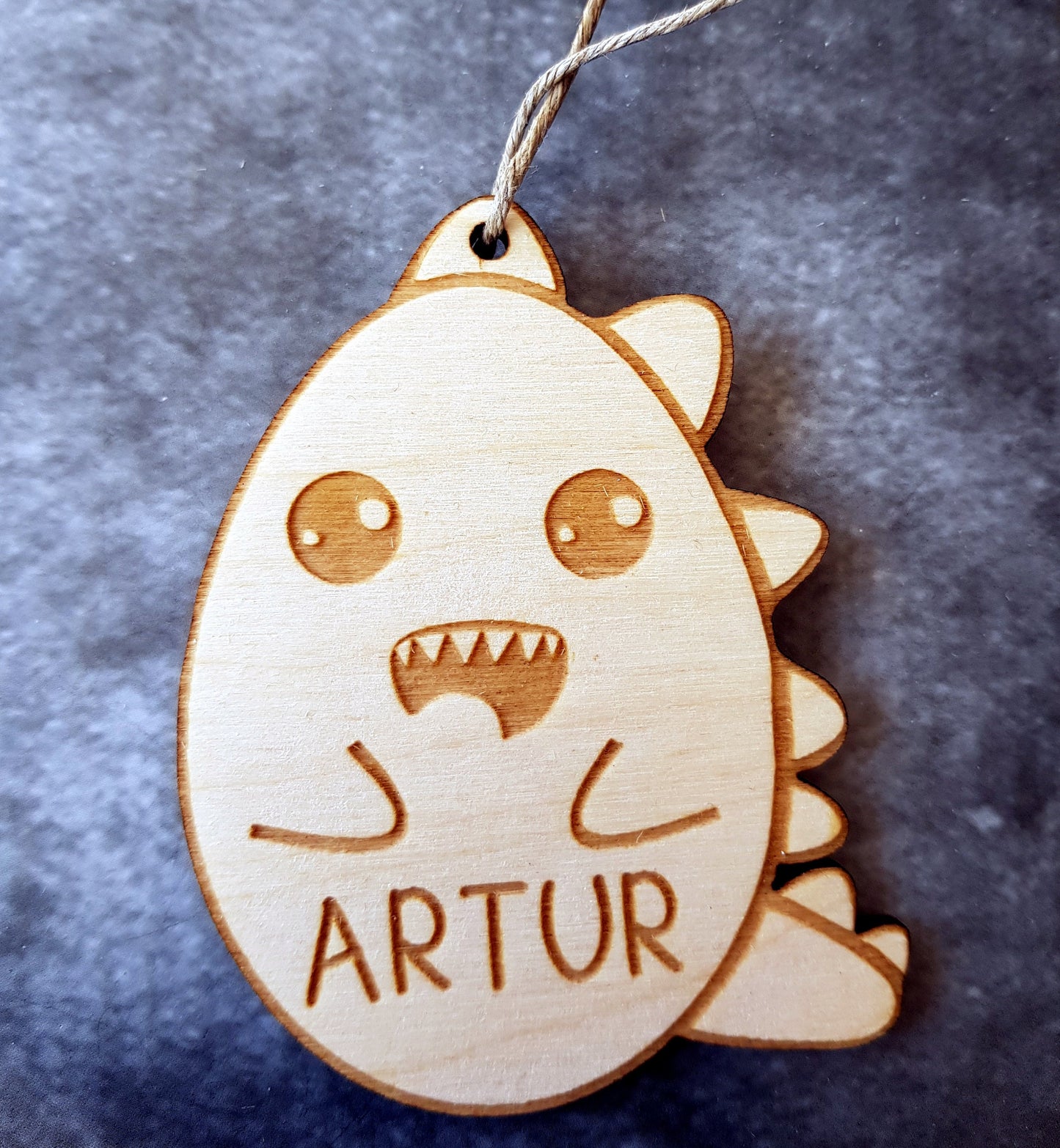 4 Wooden Easter basket tags personalized ornaments wood crafts decoration Easter name pendants kids decor