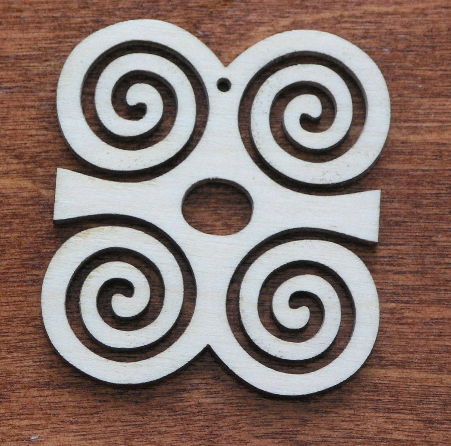 10 unfinished wooden Adinkra symbols Duafe GyeNyame shapes for jewelry earrings making laser cut crafts