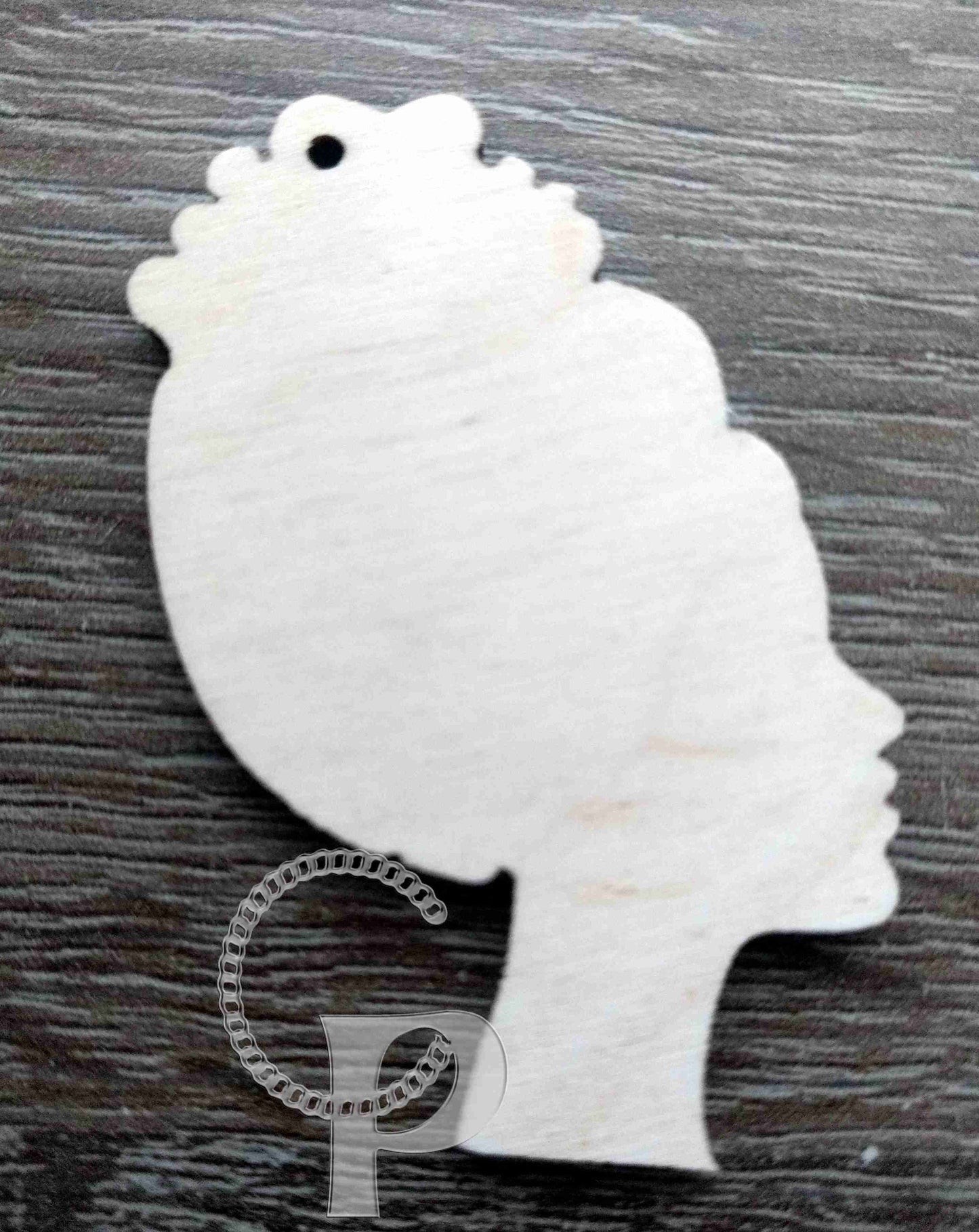 10 plain natural wooden African woman queen shapes jewelry earrings making laser cut crafts decoupage headwrap queen silhouette unfinished