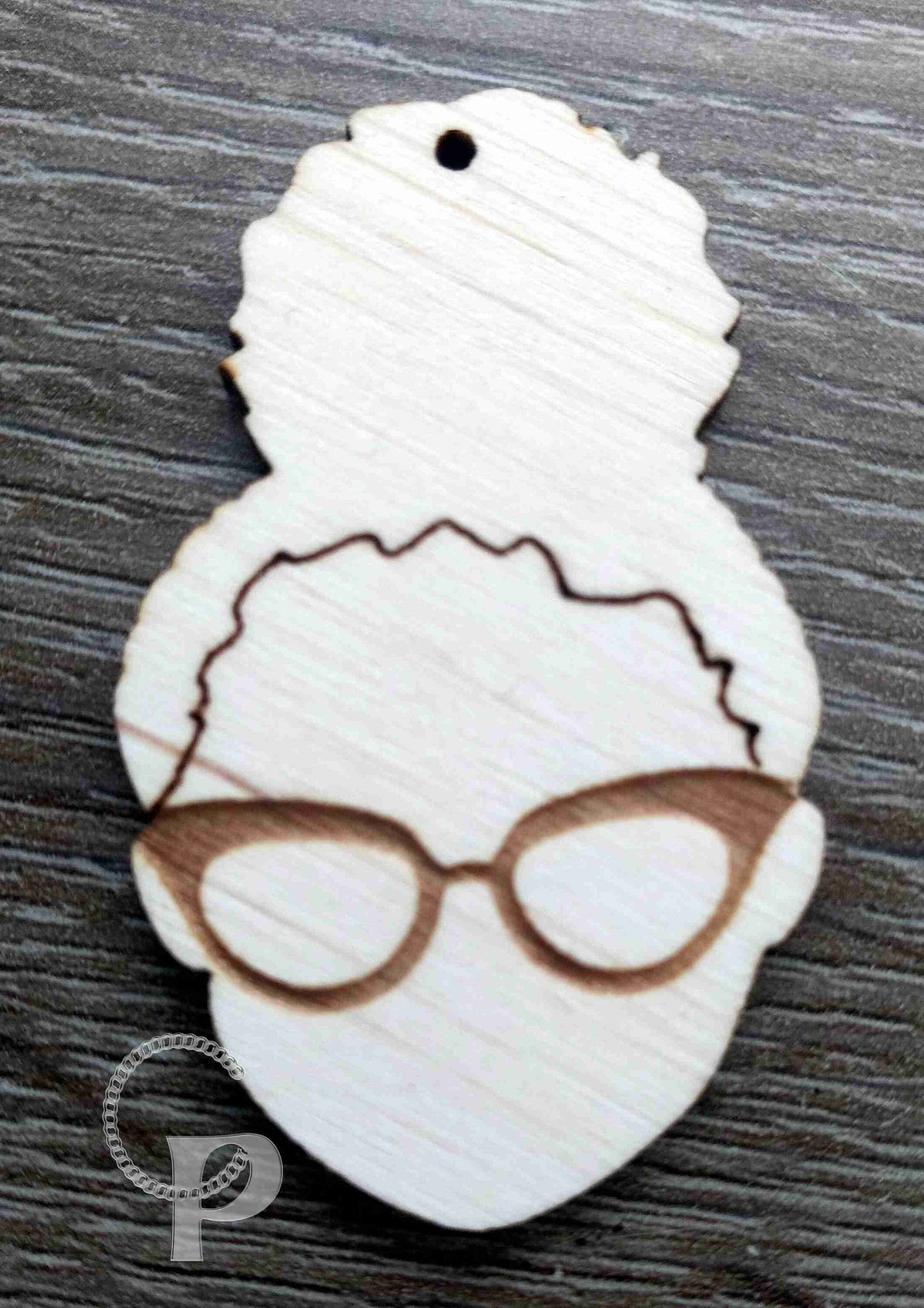 10 plain wooden Africa girl natural hair glasses shapes jewelry earrings making laser cut crafts Afro silhouette puff fro Free postage