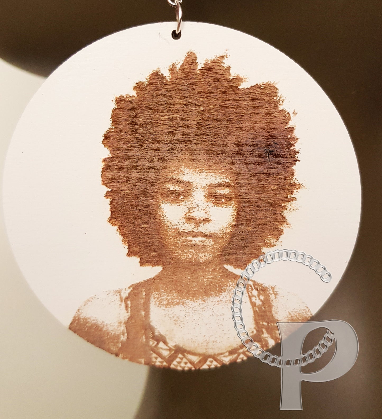 Your Photo earrings Personalized natural wooden laser cut and engraved earrings your photo on the earrings