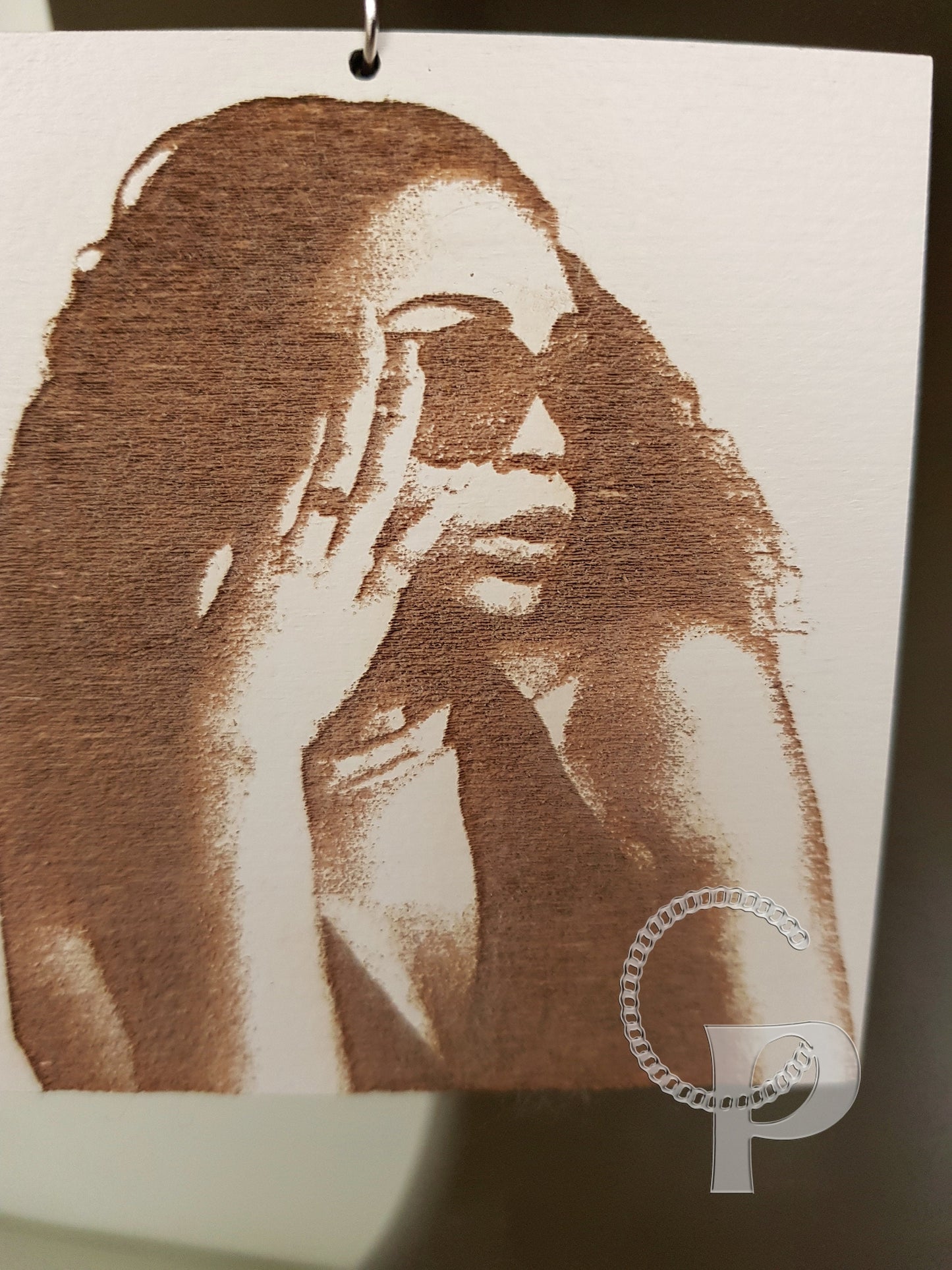 Your Photo earrings Personalized natural wooden laser cut and engraved earrings your photo on the earrings