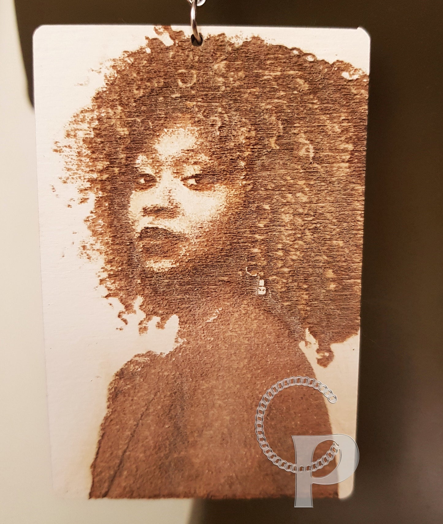 Your Photo earrings Personalized natural wooden laser cut and engraved earrings your photo on the earrings
