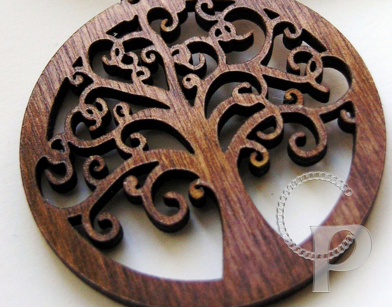 Tree of life natural wooden earrings large sizes gold silver red black blue