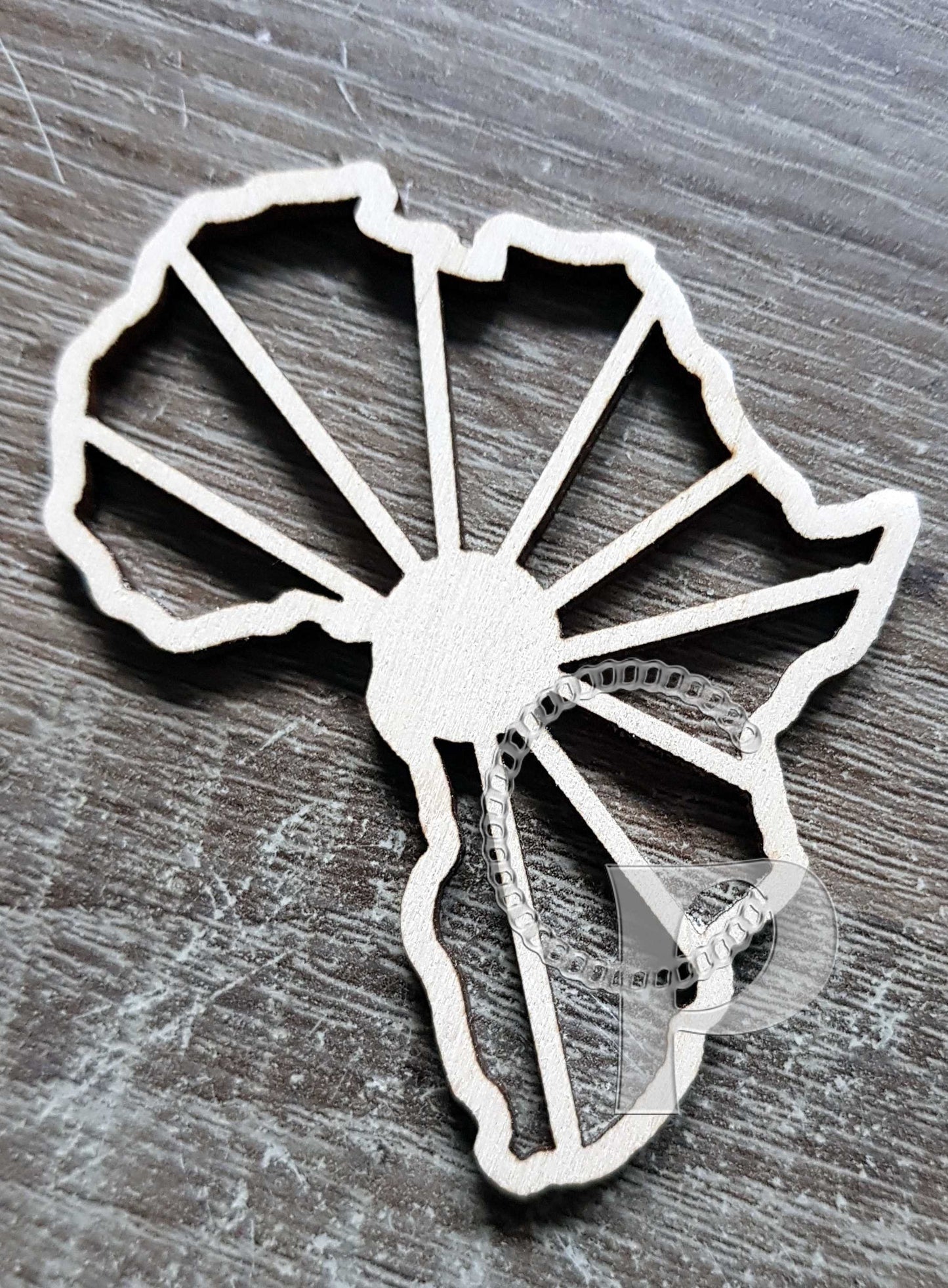 10 x plain birch wooden Africa geometric pattern shapes for jewelry earrings making laser cut crafts unfinished wood Free postage