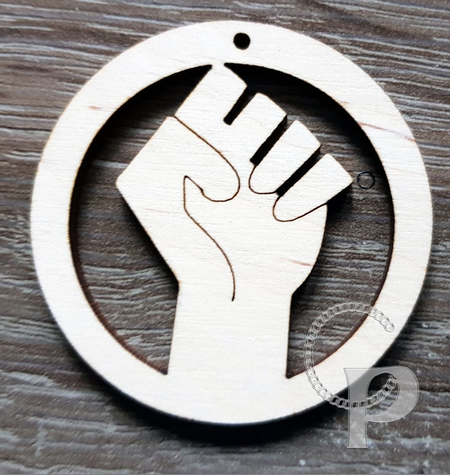 10 plain wooden Africa fist shapes jewelry earrings making laser cut crafts Afro pick comb silhouette puff fro natural hair Free postage