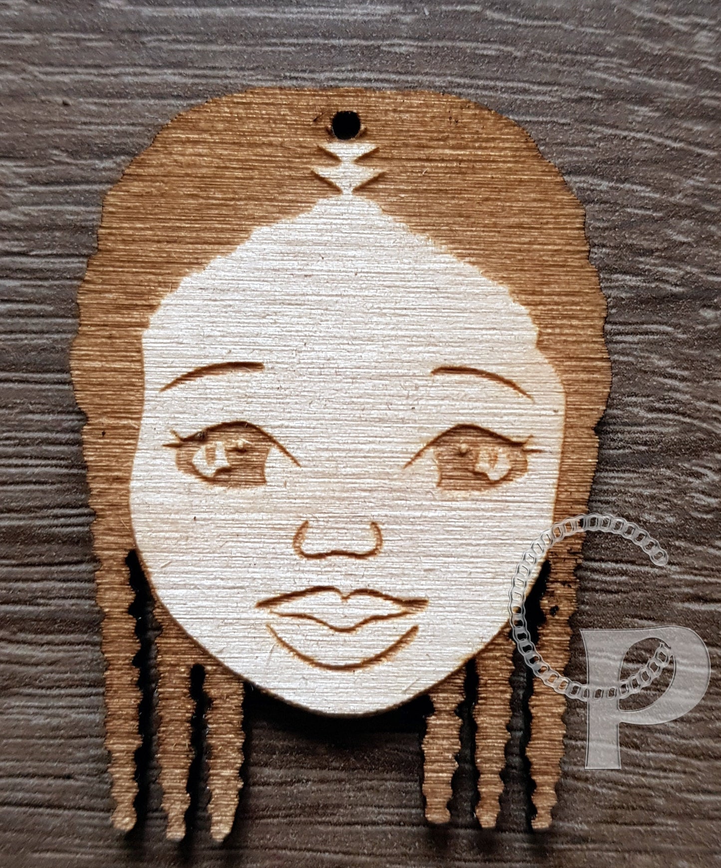 African girl Afro locs shapes by CP 5 pairs plain wooden blanks for jewelry, unfinished base forearrings