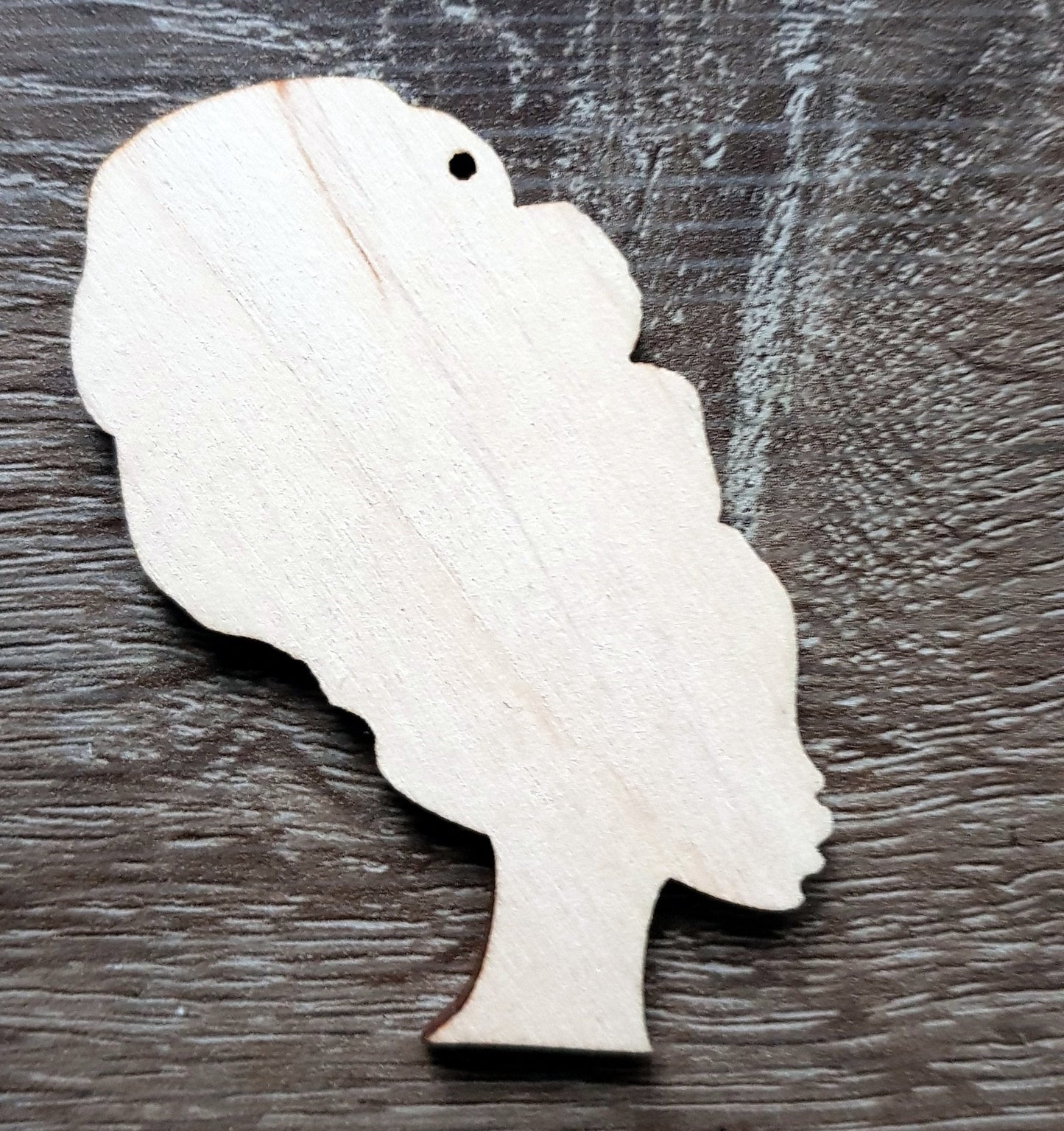 Turbanista wooden silhouettes 10 pieces African woman queen shapes jewelry earrings making laser cut crafts headwrap silhouette unfinished