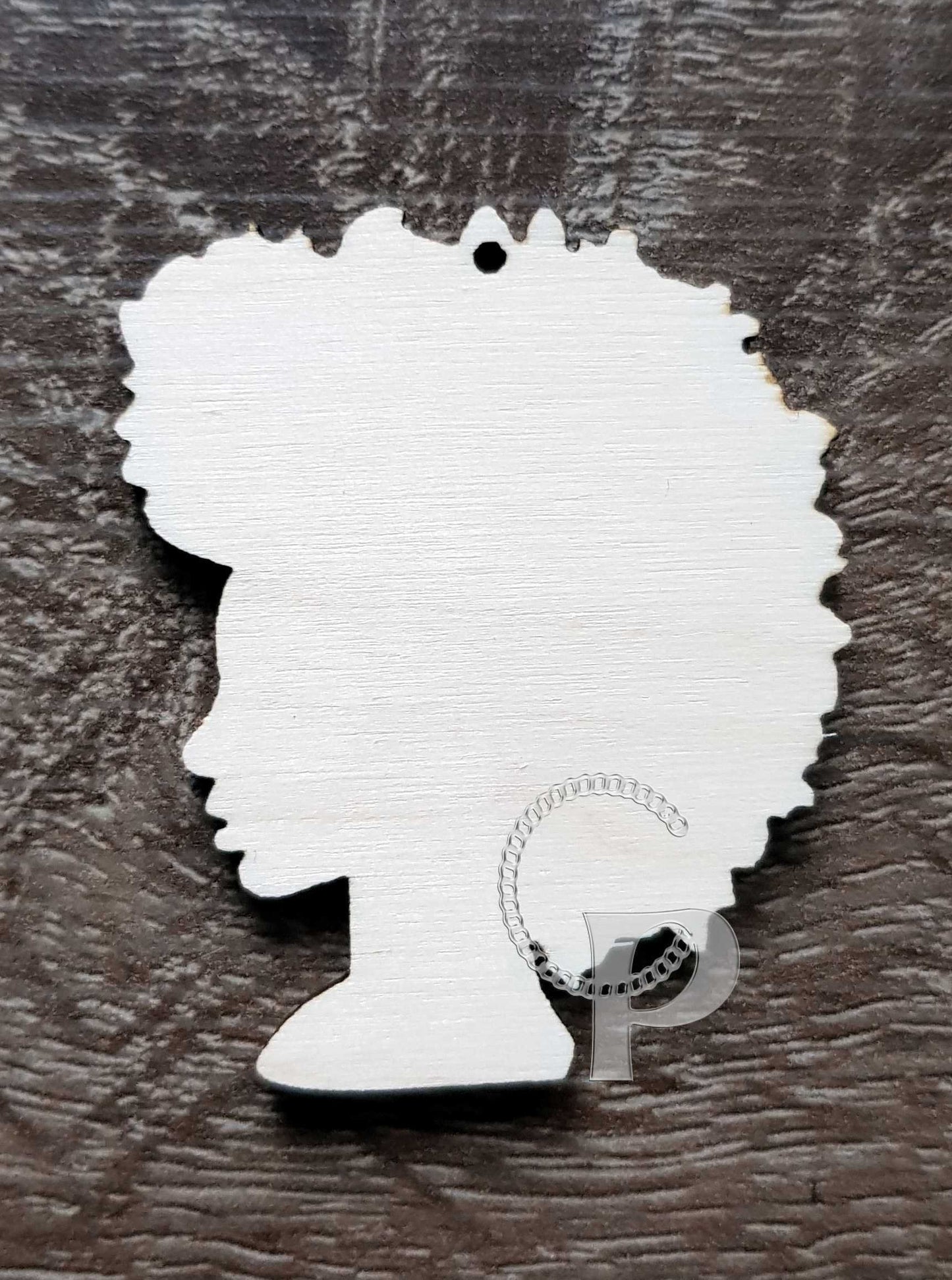 10 plain wooden African girl natural hair shapes jewelry earrings making laser cut crafts decoupage Locs Afro headwrap silhouette unfinished