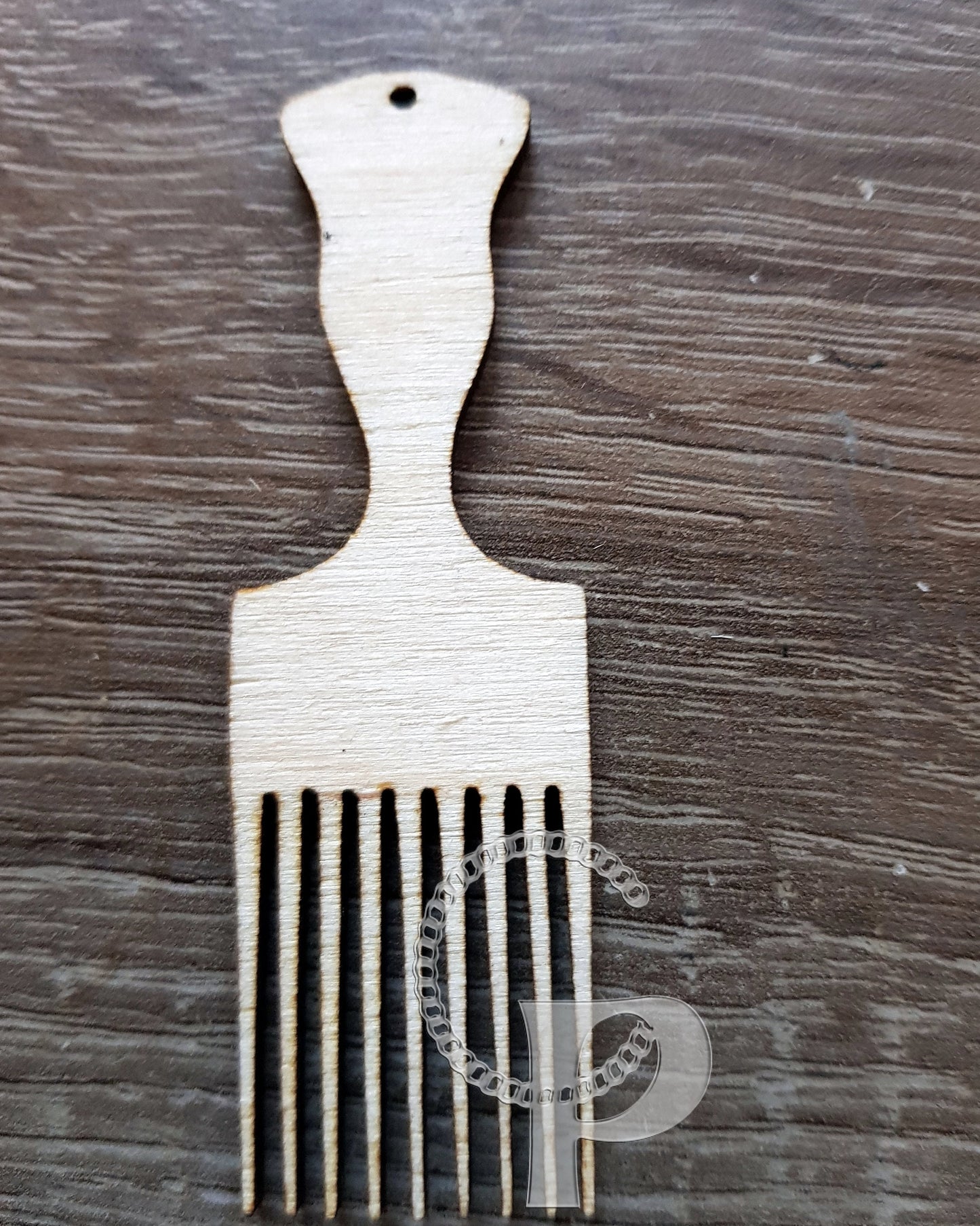 Earrings making wooden blanks x 10 Afro pick shapes, base for jewelry , African crafts supplies