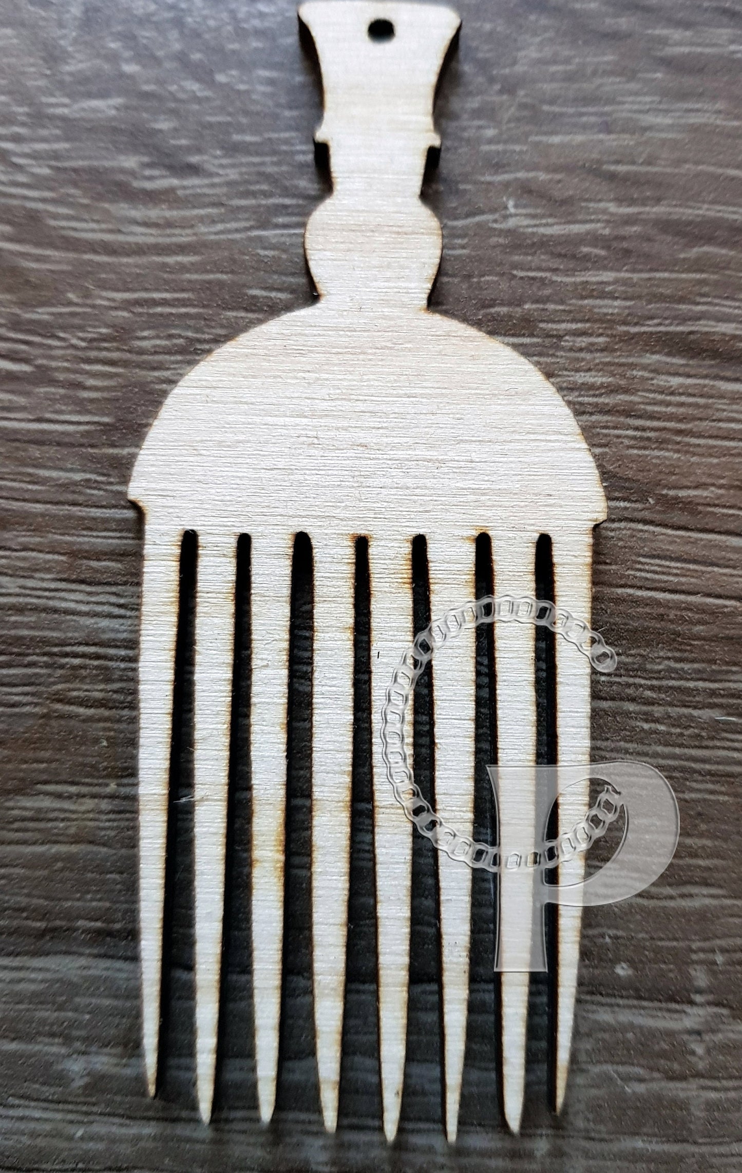 Earrings making wooden blanks x 10 Afro pick shapes, base for jewelry , African crafts supplies