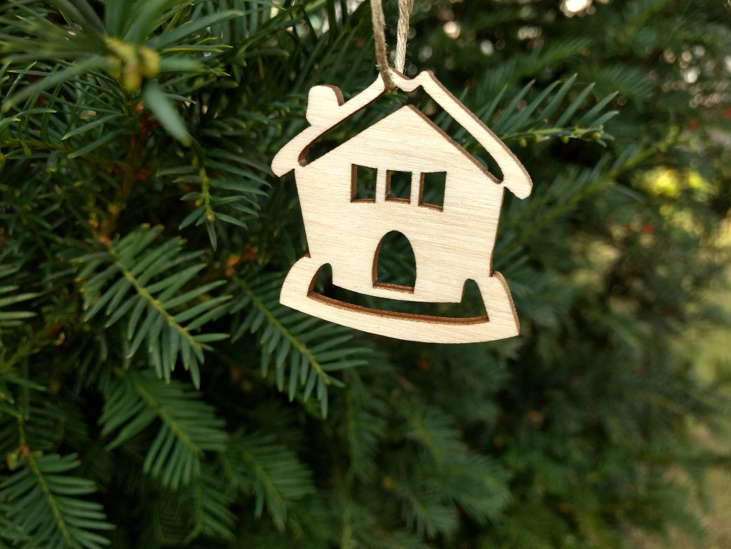 Wooden Christmas shapes wood cut outs for crafts decoration DIY decor