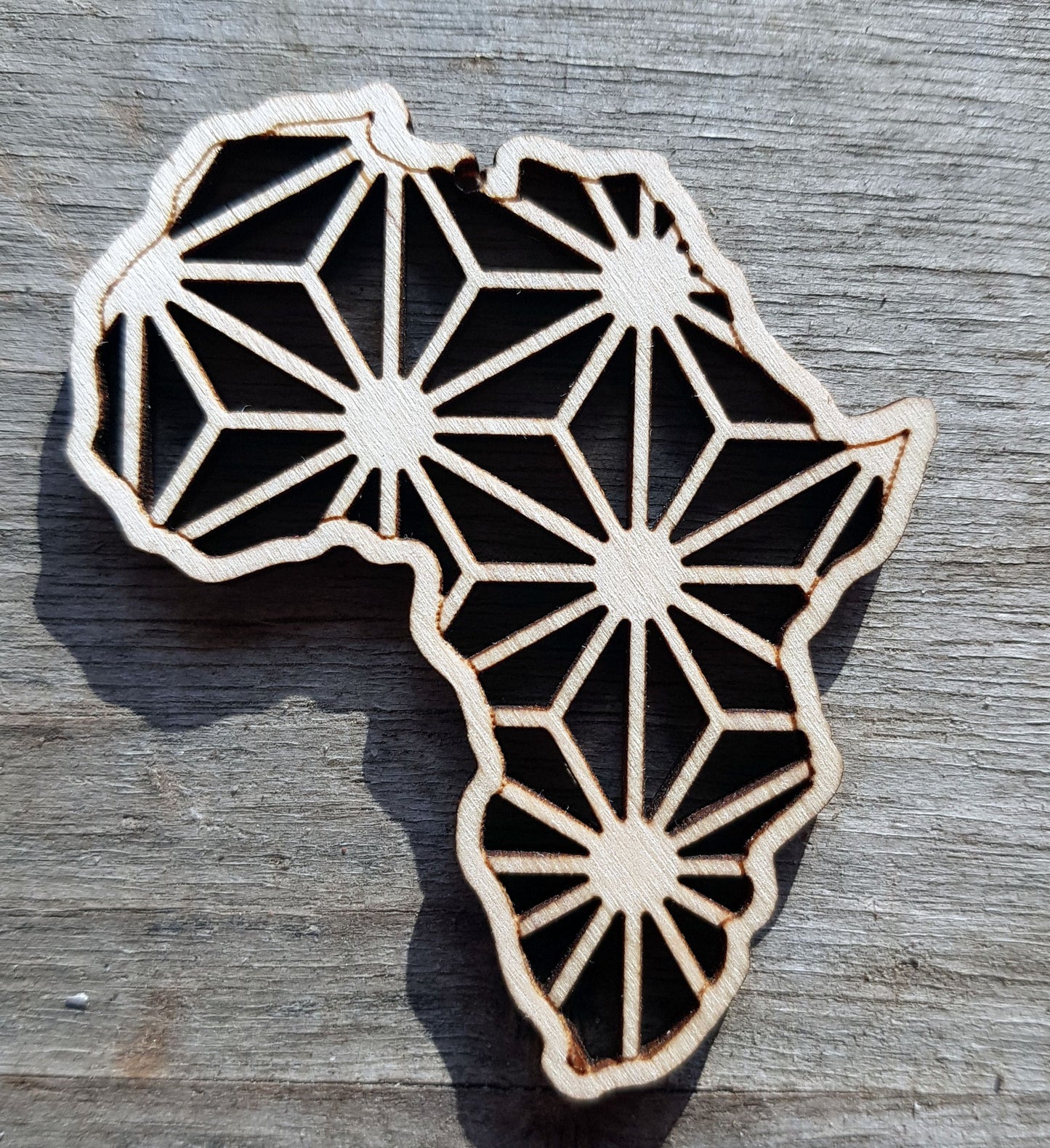 10 Africa wooden shapes geometric pattern shapes for jewelry earrings making laser cut crafts unfinished wood blanks