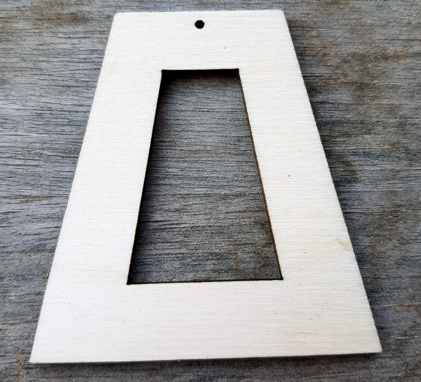 Wooden shapes x 10 for earrings making large geometric outline wood blanks jewelry craft