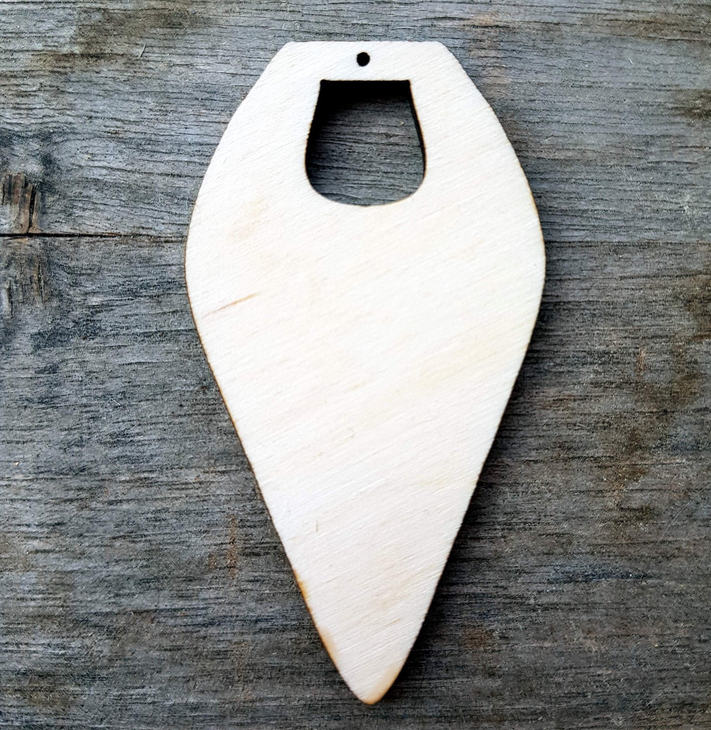Wooden shapes x 10 for earrings making large geometric wood blanks jewelry craft, bell, shield