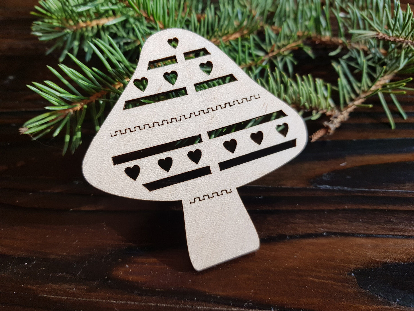 Wooden Nordic Scandi animals ornaments scandinavian folk pattern simple natural wood Christmas crafts decoration 10 pieces