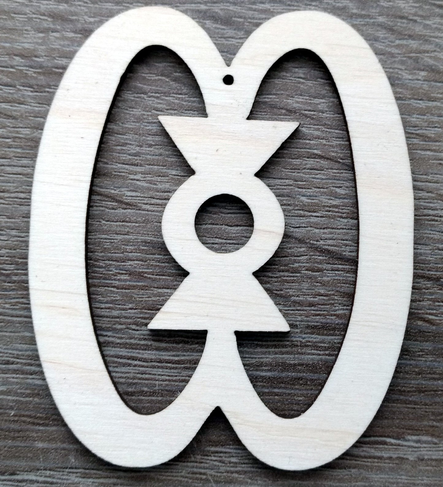 10 unfinished wooden Adinkra symbols Fofo, shapes for jewelry earrings making laser cut crafts