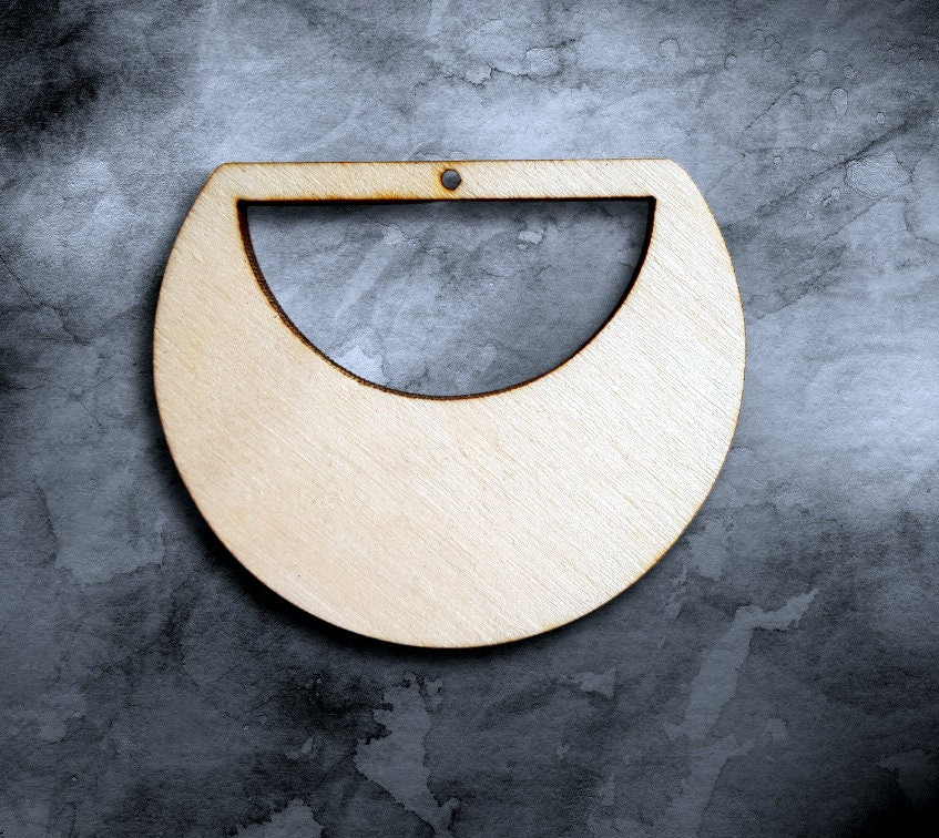 10 wooden shapes for earrings making large tirangle geometric wood blanks jewelry craft unfunished elements