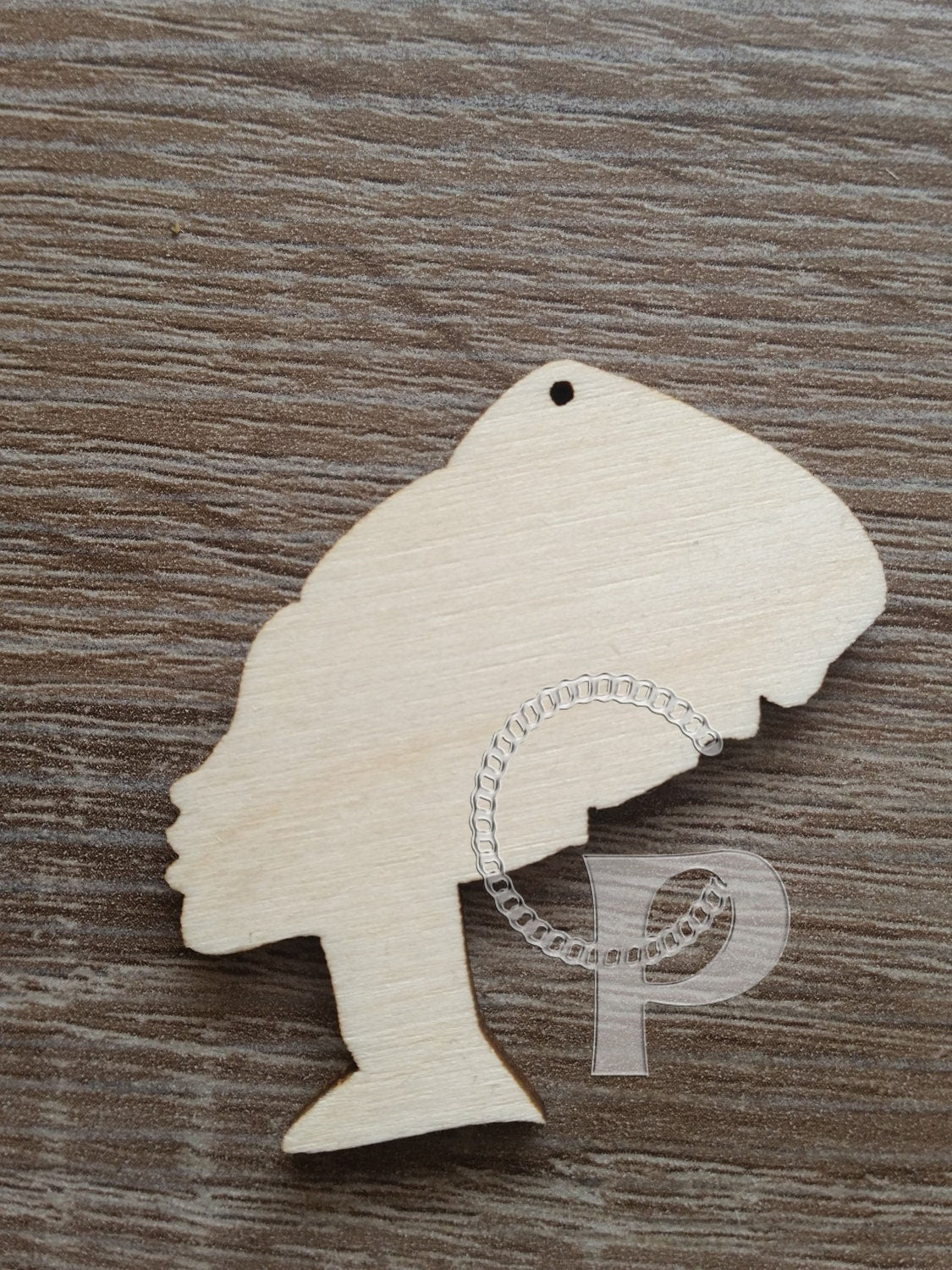 10 plain natural wooden African woman shapes jewelry earrings making laser cut crafts decoupage headwrap African queen silhouette unfinished