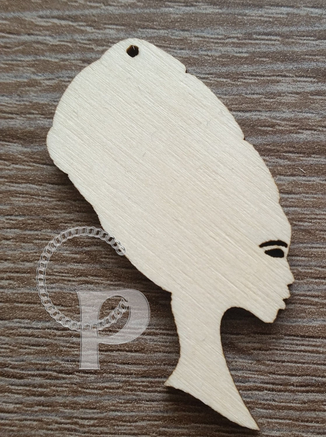 10 plain natural wooden African woman shapes jewelry earrings making laser cut crafts decoupage headwrap African queen silhouette unfinished