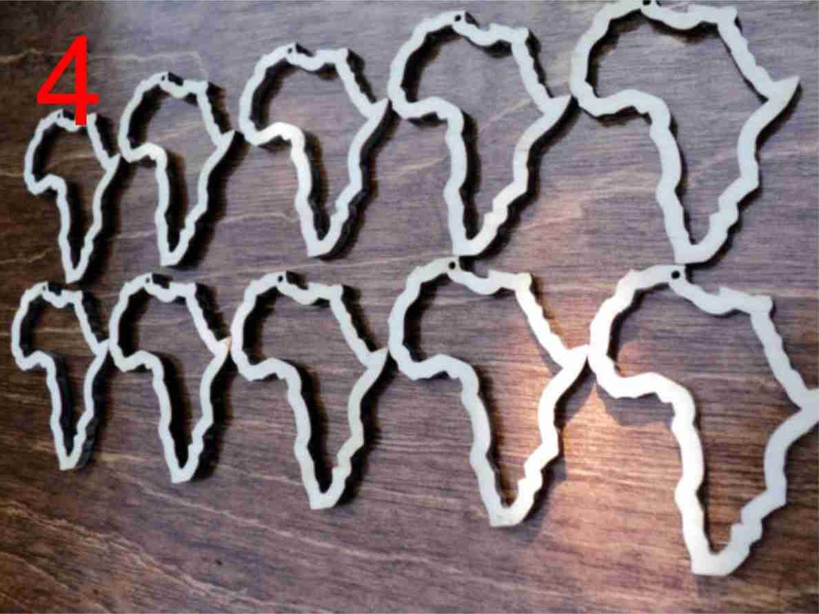 10 plain birch wooden Africa wood shapes for jewelry making laser cut DIY earrings crafts decoupage small large unfinished wood Free postage