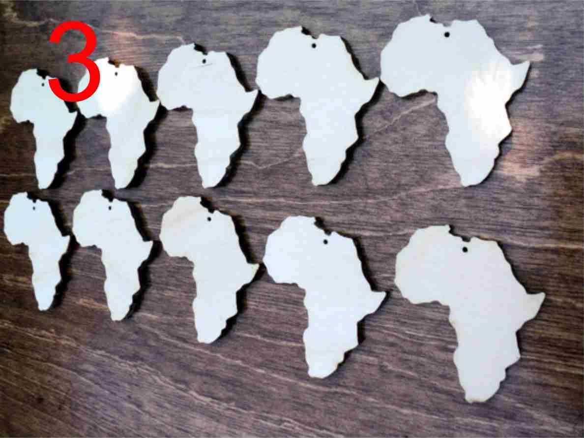 10 plain birch wooden Africa wood shapes for jewelry making laser cut DIY earrings crafts decoupage small large unfinished wood Free postage