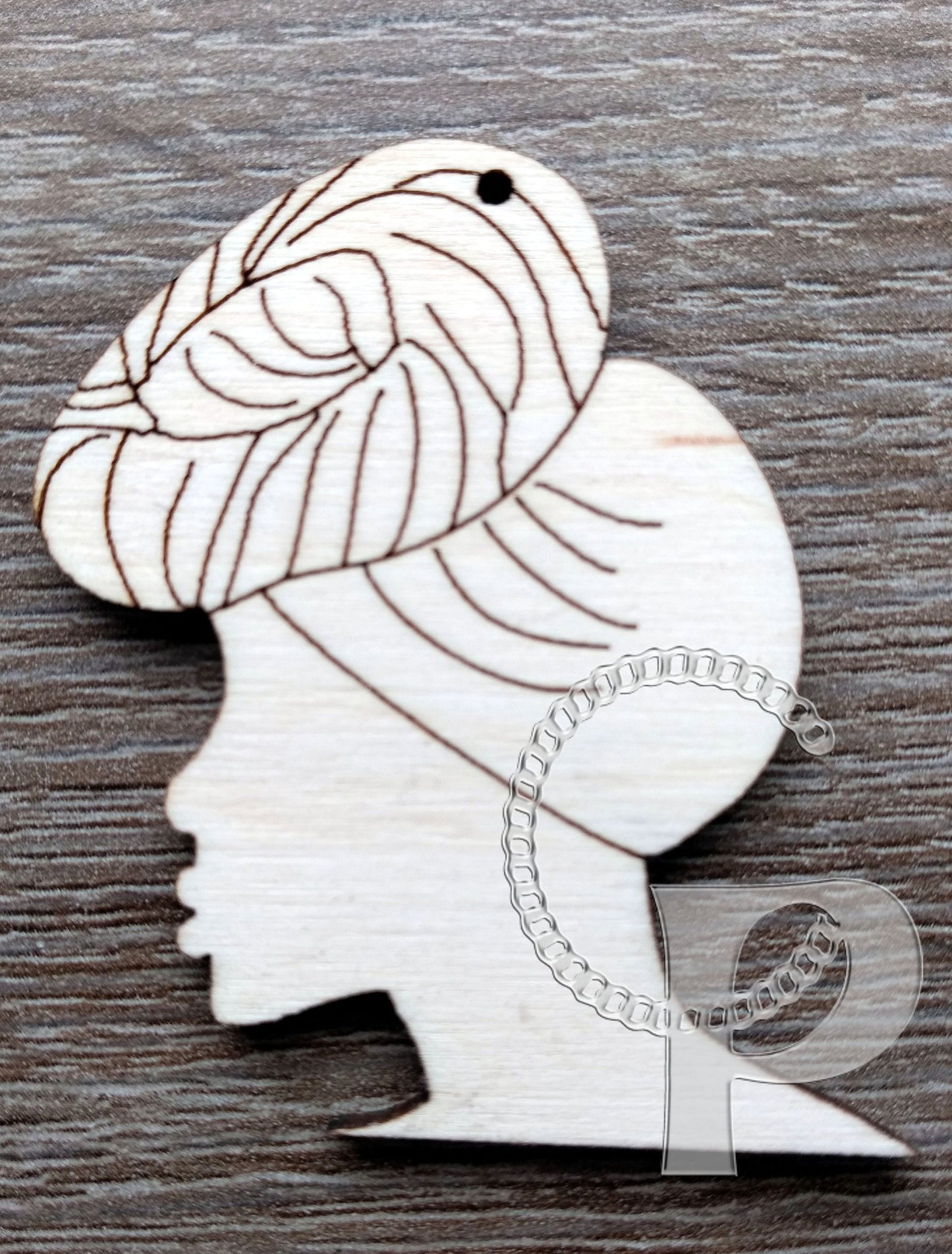 Wooden earrings blanks 10 shapes African woman girl craft