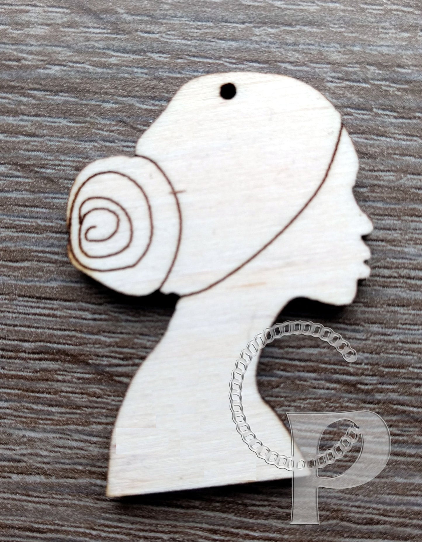 Wooden earrings blanks 10 shapes African woman girl craft