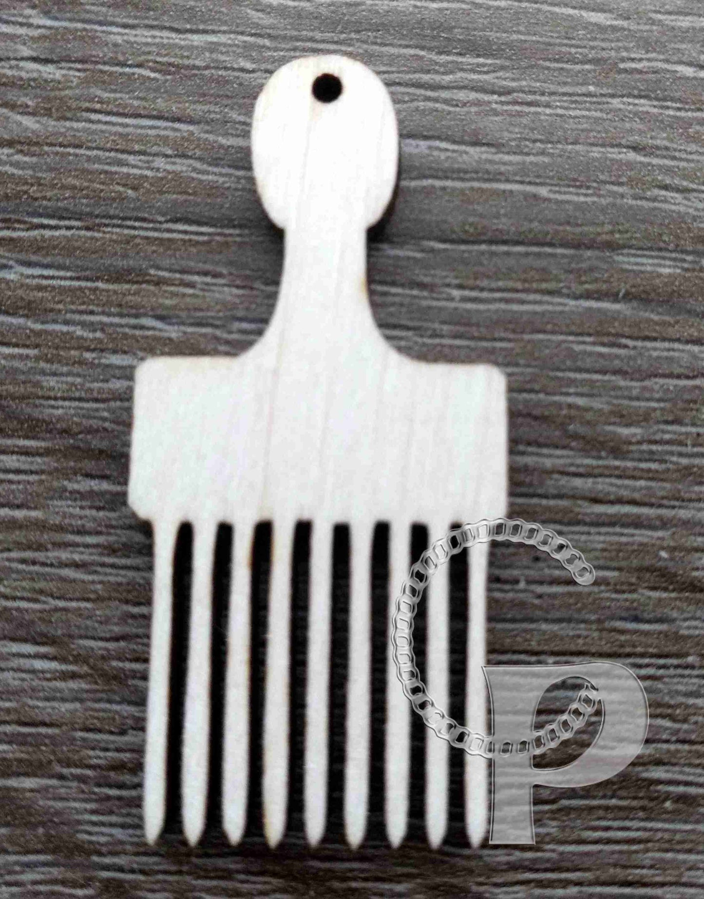 10 plain wooden Afro pick natural hair shapes jewelry earrings making laser cut crafts Afro pick comb silhouette puff fro Free postage