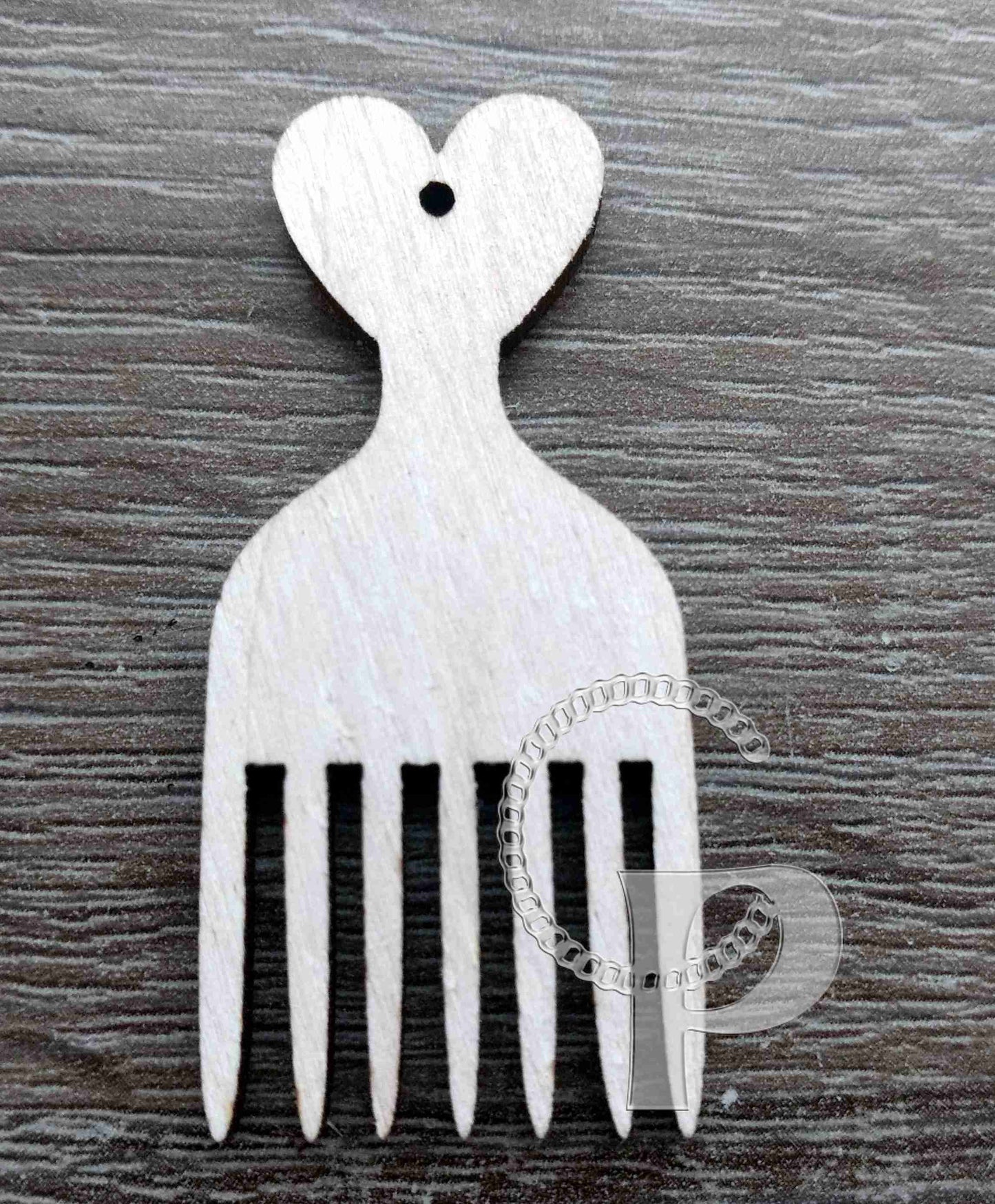 10 plain wooden Afro pick natural hair shapes jewelry earrings making laser cut crafts Afro pick comb silhouette puff fro Free postage