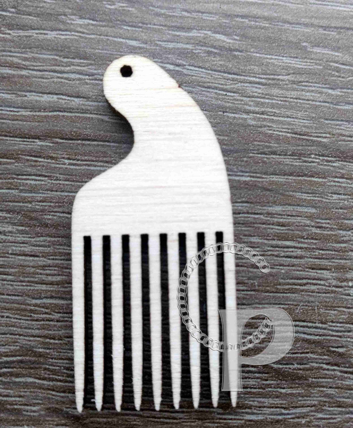 10 plain wooden Afro pick natural hair shapes jewelry earrings making laser cut crafts Afro pick comb silhouette puff fro Free postage