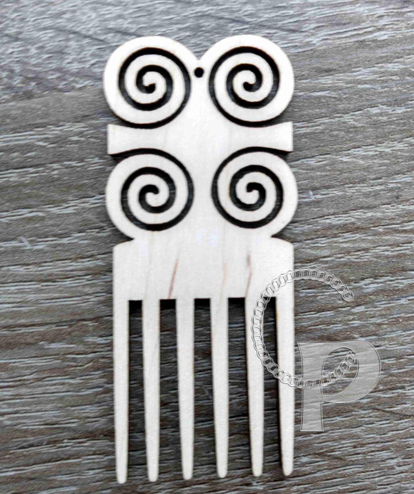 10 plain wooden Afro pick natural hair Adinkra pick jewelry earrings making laser cut crafts Afro pick comb Gye Nyame Sankofa Free postage