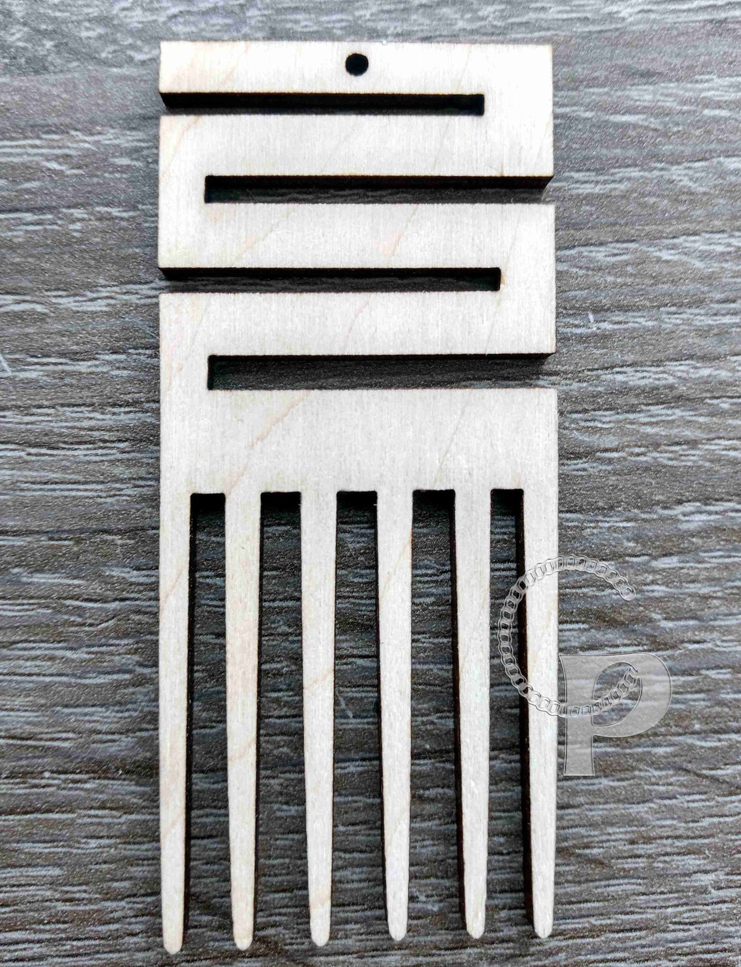 10 plain wooden Afro pick natural hair Adinkra pick jewelry earrings making laser cut crafts Afro pick comb Gye Nyame Sankofa Free postage