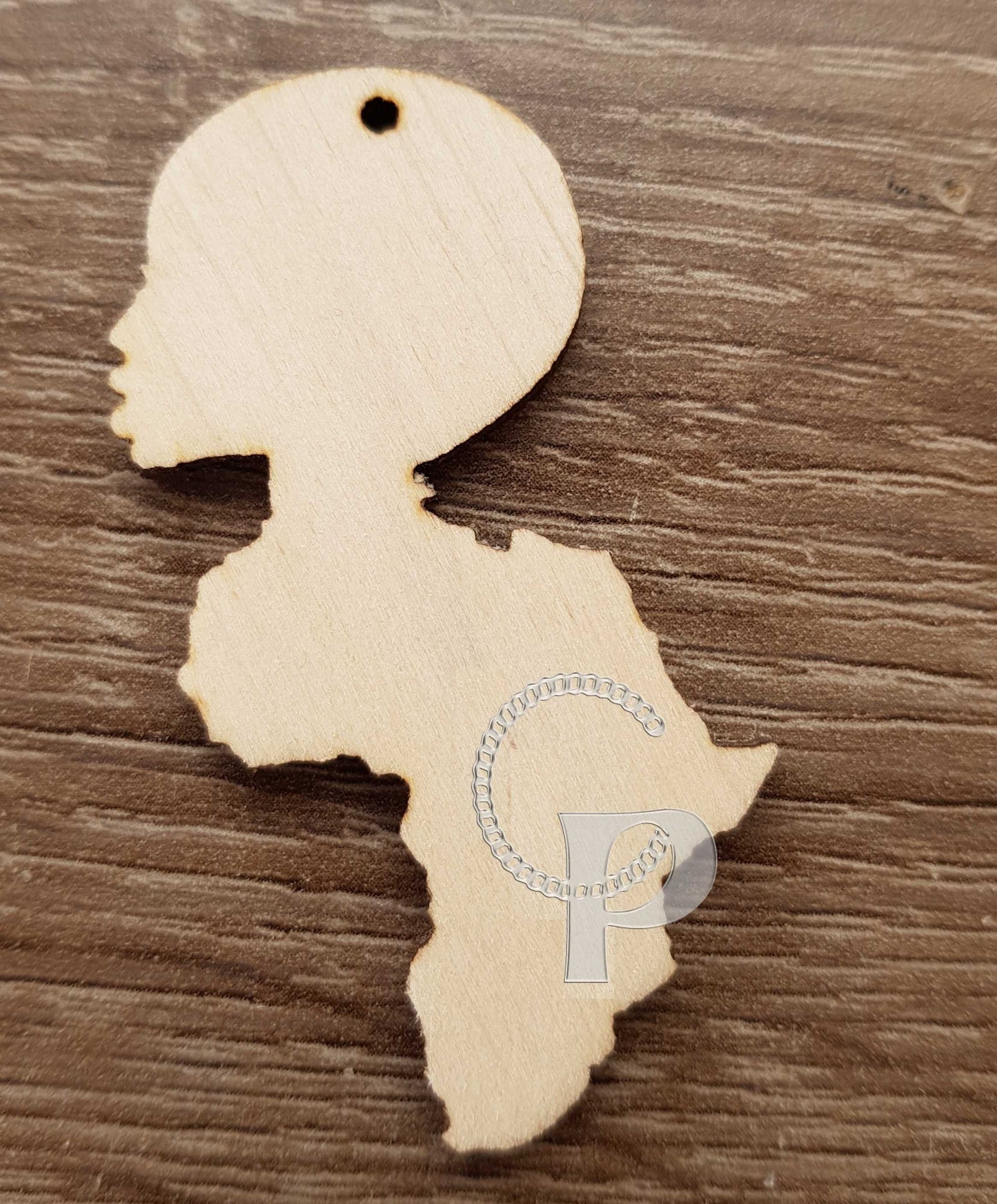 10 plain wooden African girl natural hair Africa shapes jewelry earrings making laser cut crafts Afro puff silhouette unfinished Free post