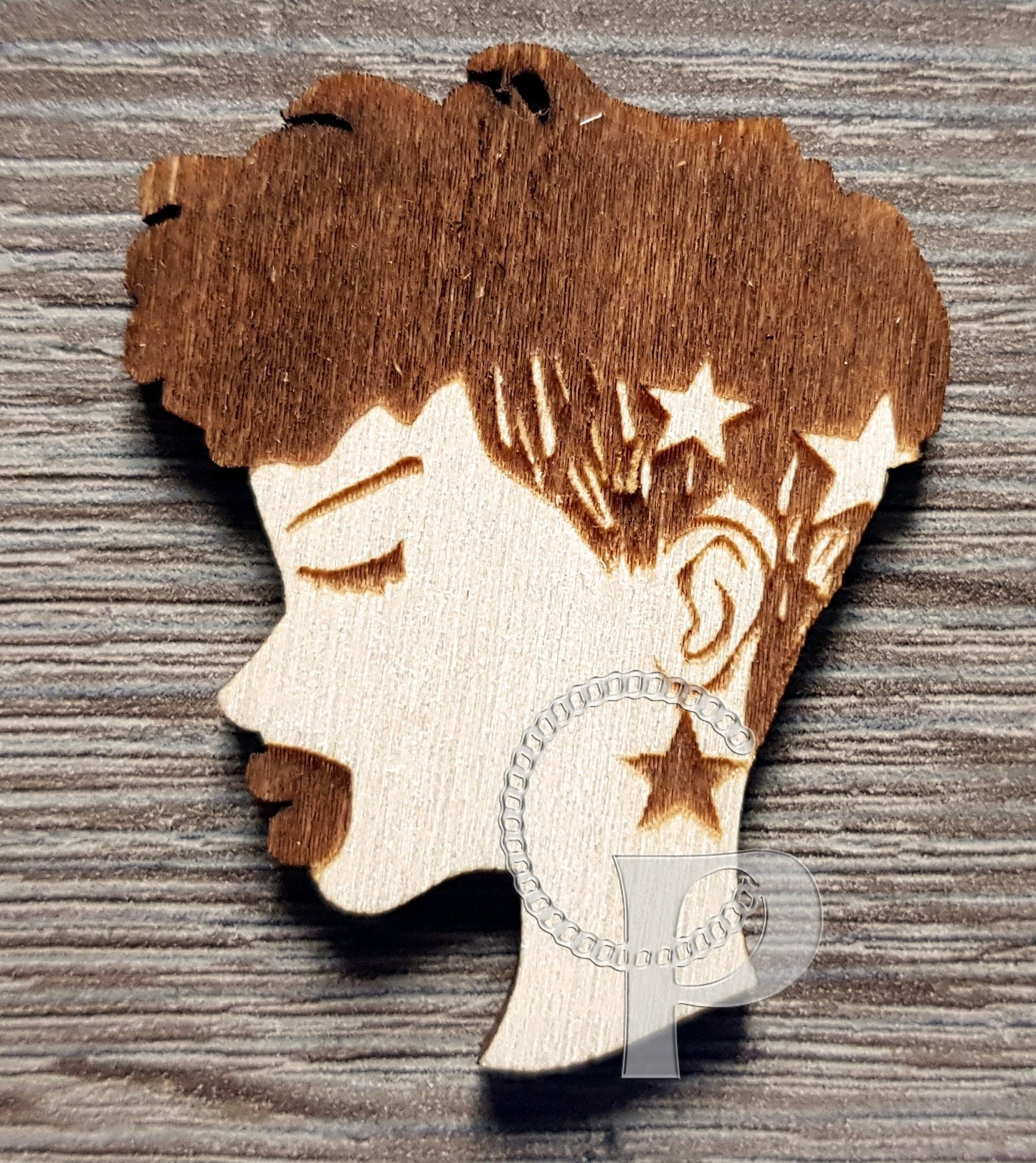 5 pairs plain wooden African hair Afro puffs shapes jewelry earrings making laser cut crafts Nefertiti silhouette unfinished Free post