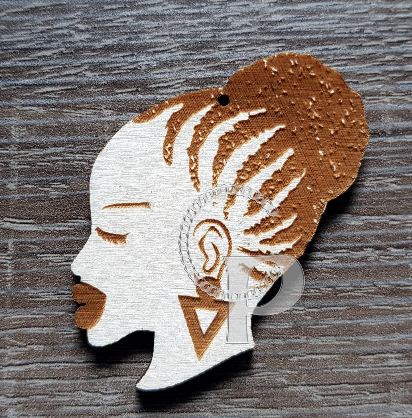 5 pairs plain wooden African hair Afro shapes jewelry earrings making laser cut crafts Nefertiti silhouette unfinished Free post