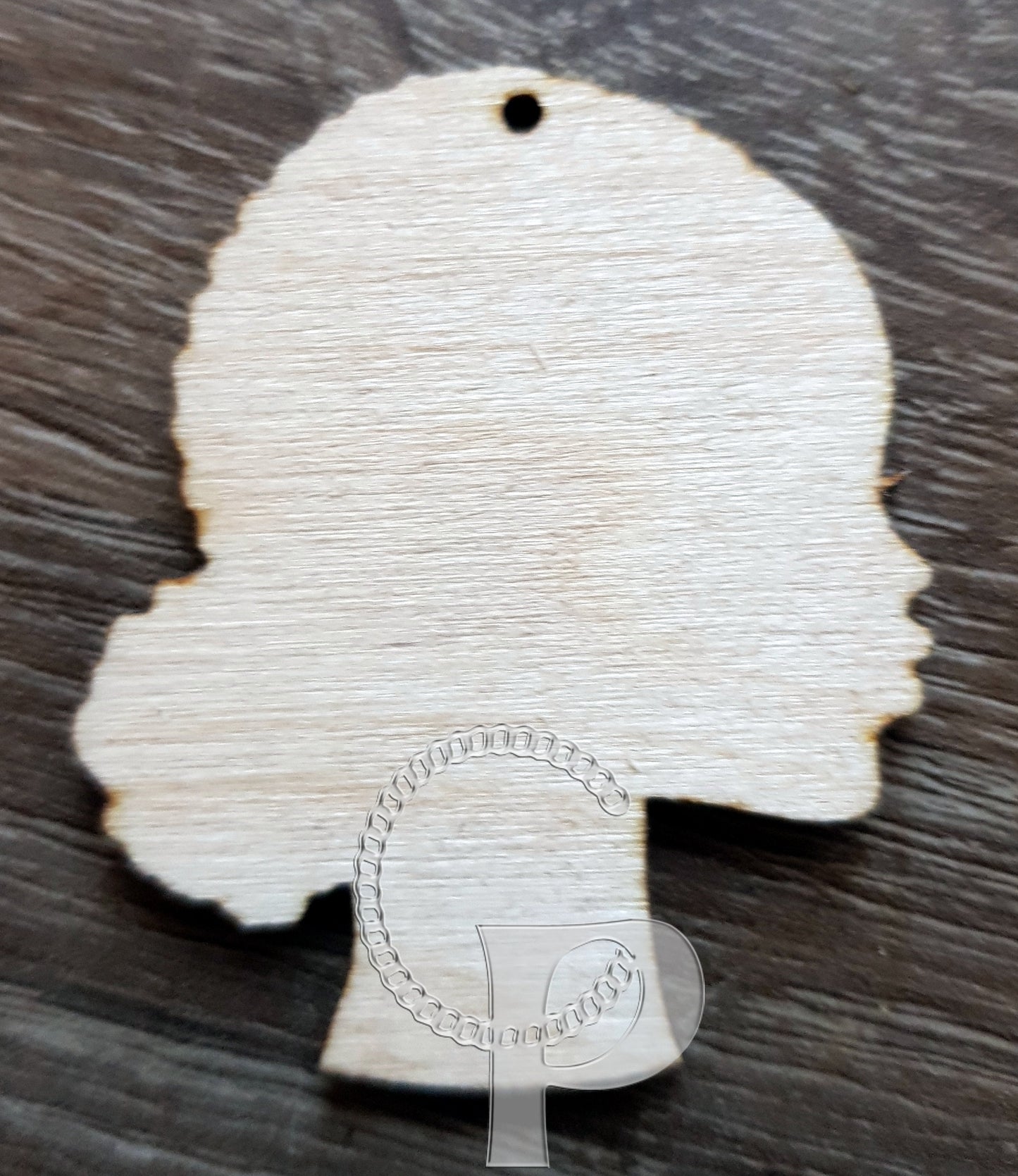 10 plain wooden Africa girl natural hair shapes jewelry earrings making laser cut crafts Afro silhouette puff updo unfinished Free postage