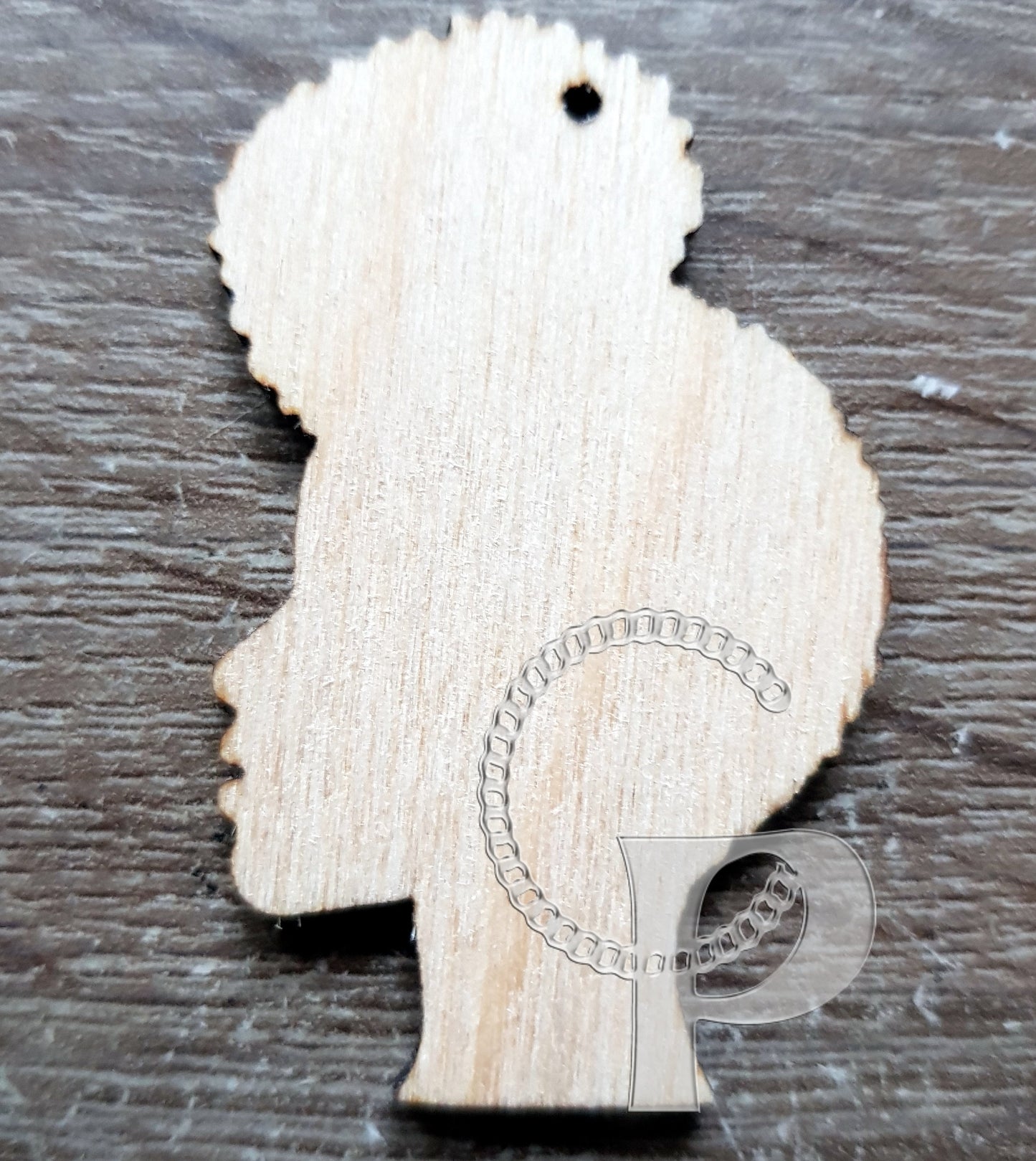 Wooden shapes African girl silhouettes 10 pieces natural hair jewelry earrings making laser cut crafts Afro puff unfinished Free postage