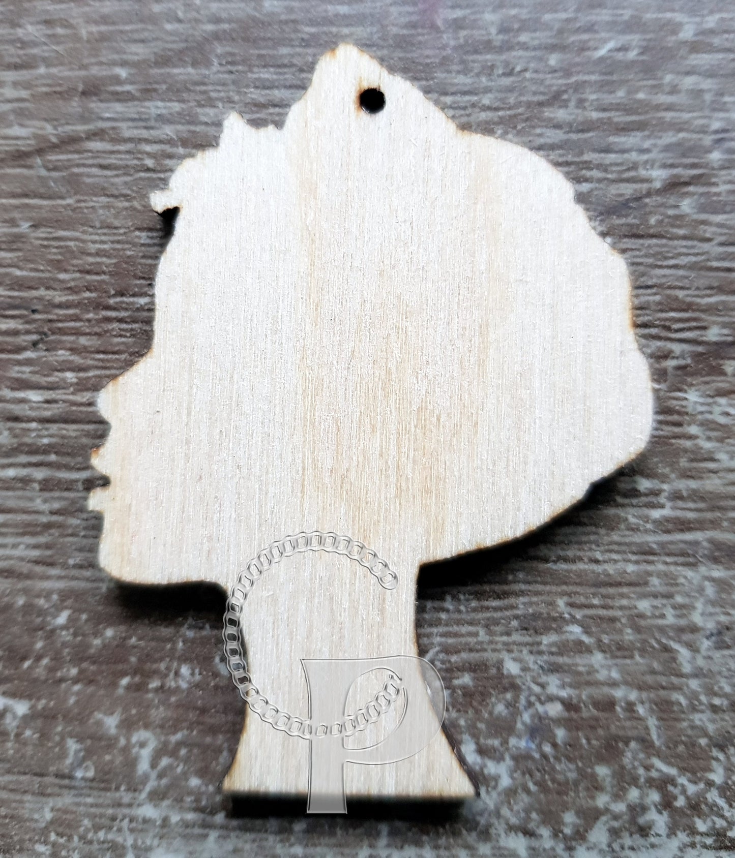 Wooden African woman queen shapes jewelry earrings blanks x 10 making laser cut crafts decoupage headwrap diva silhouette unfinished