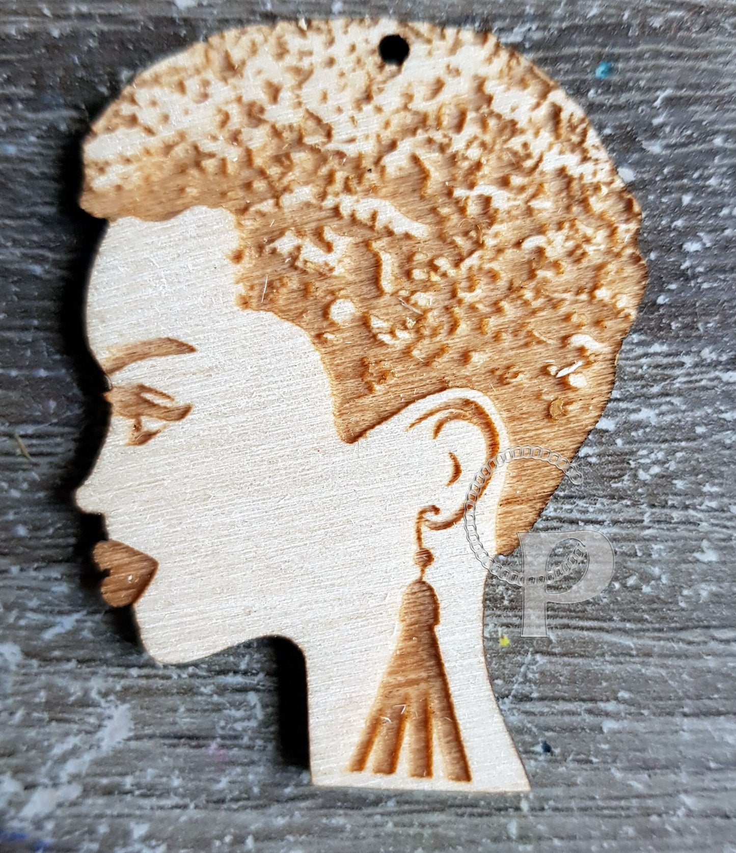 5 pairs plain wooden African hair Afro hair updo shapes jewelry earrings making laser cut crafts Nefertiti silhouette unfinished Free post