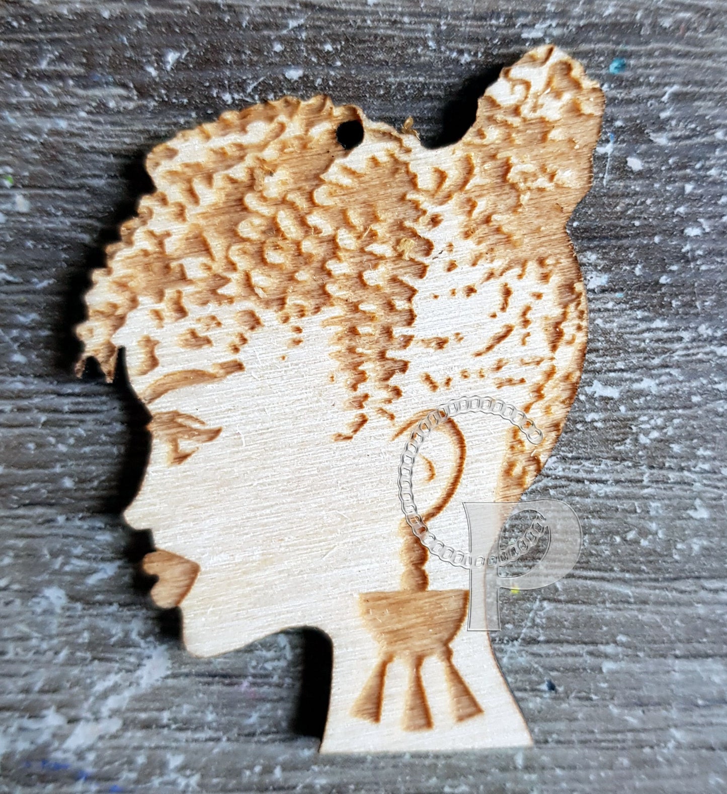 5 pairs plain wooden African hair Afro hair updo shapes jewelry earrings making laser cut crafts Nefertiti silhouette unfinished Free post