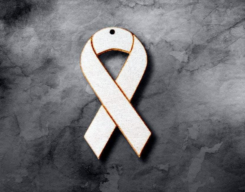 10 unfinished wooden shapes cancer awareness ribbon designs blanks bald girl silhouette pieces jewelry earrings making laser cut crafts base