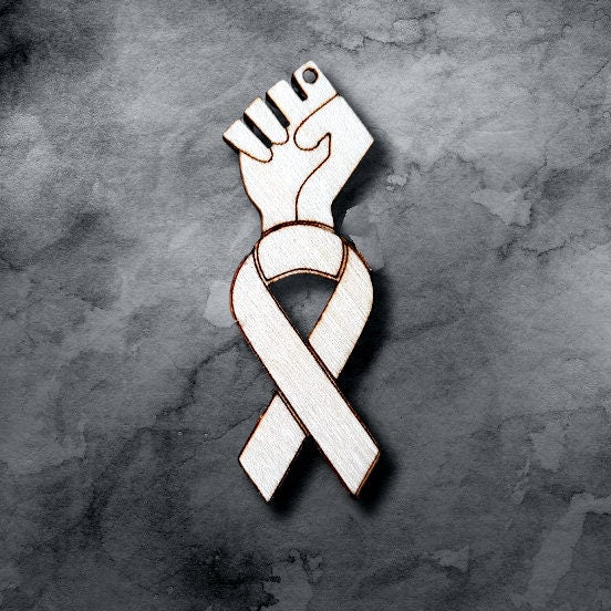 10 unfinished wooden shapes cancer awareness ribbon designs blanks bald girl silhouette pieces jewelry earrings making laser cut crafts base