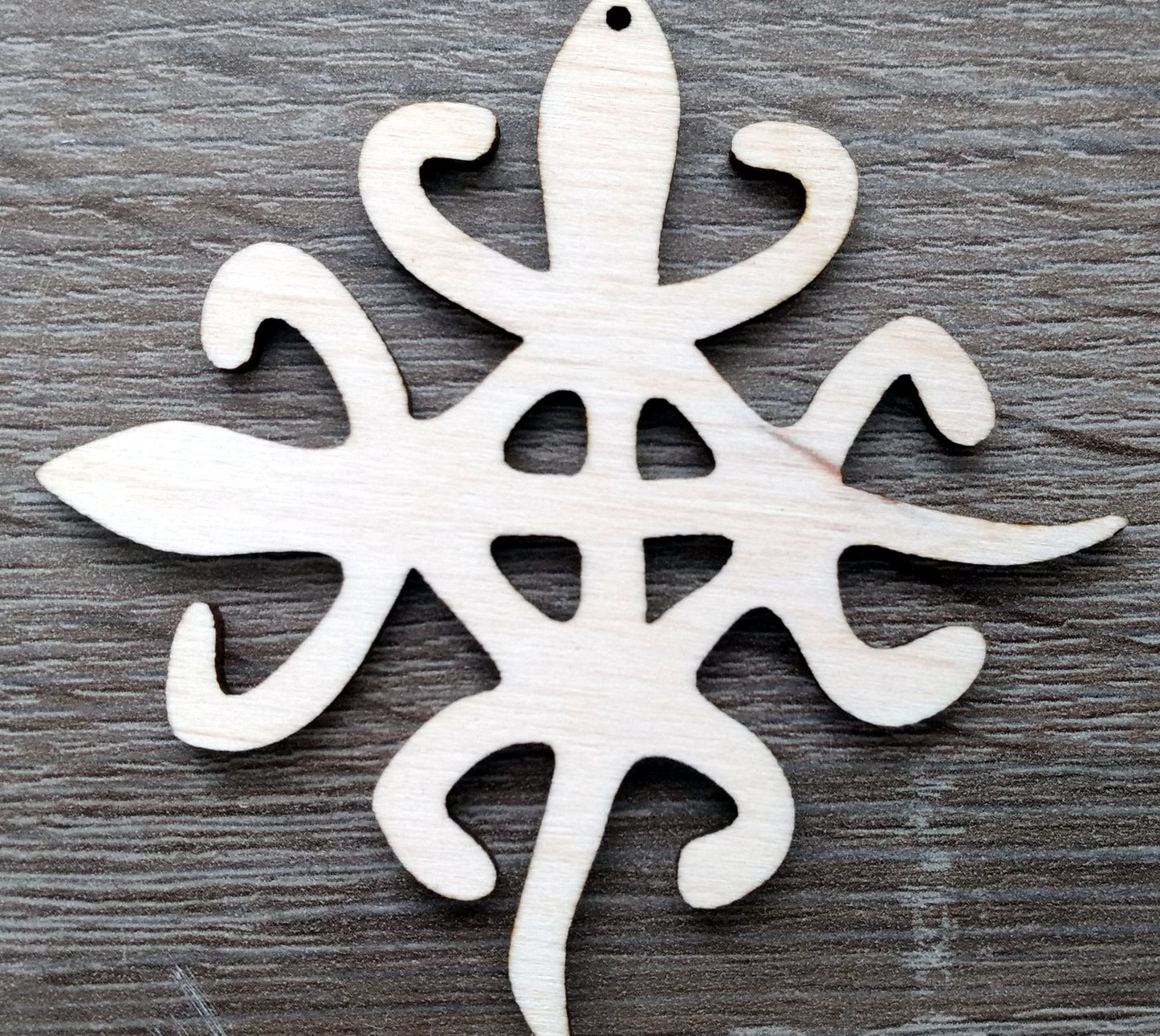 10 unfinished wooden Adinkra symbols Dame-Dame Ananse shapes for jewelry earrings making laser cut crafts